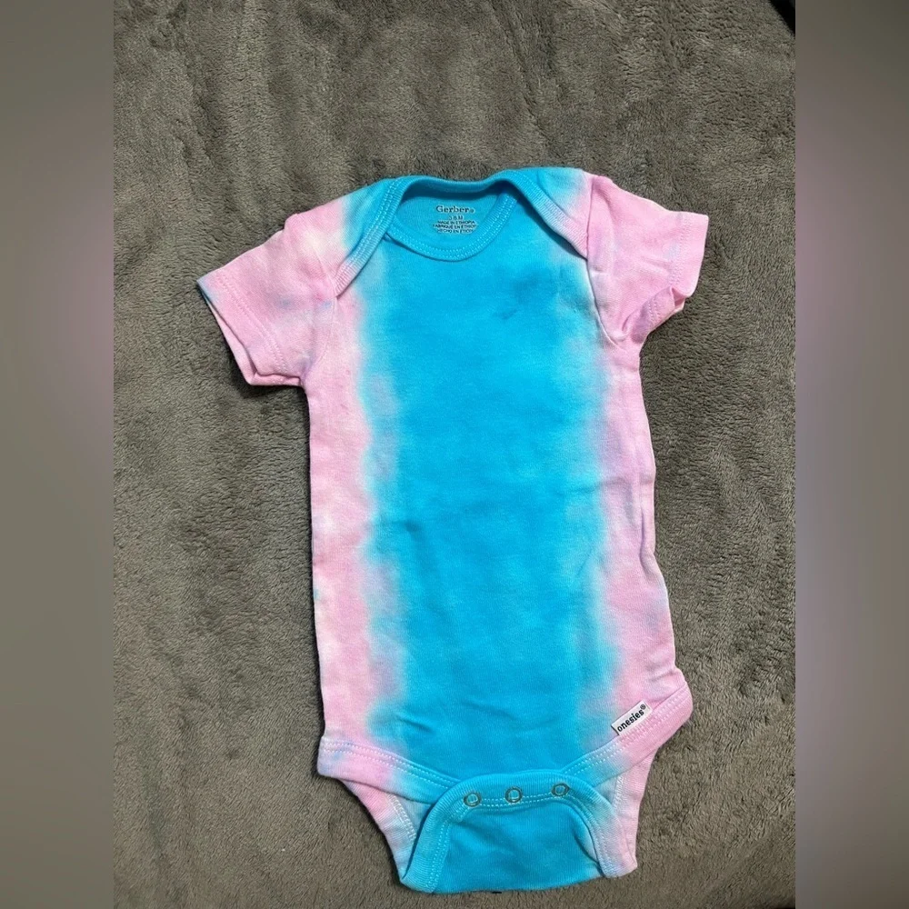 #6 Tie dye baby onesie